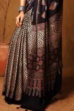 Ajrakh Saree - Image 3