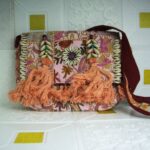 Khambadiya Bag Rajasthani Handmade Blush Peach - Image 2