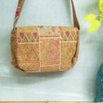 Terracotta Peach Handcrafted Terracotta Peach Boho Luxe Bag - Image 4