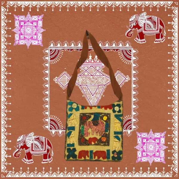 Handmade Fashionable Rajasthani Embroidery Handicraft Bag For Women