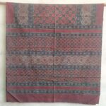 majestic ajrakh bedsheet maroon cotton hand-block print natural dyes