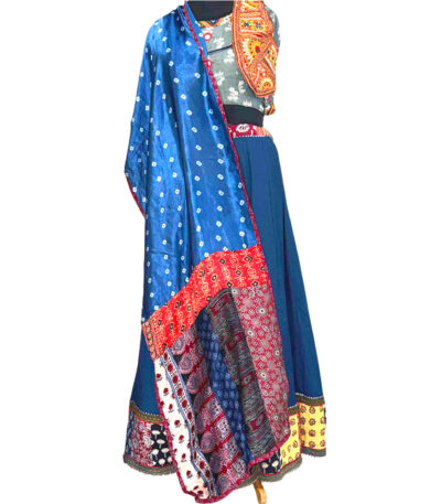 vibrant bandhej stole multicolor modal silk tie dye