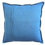 majestic barmer applique work cushion cover white handcrafted elephant design embroidery patchwork