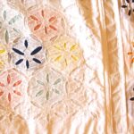 exquisite barmer cream applique cutwork cotton single bedsheet