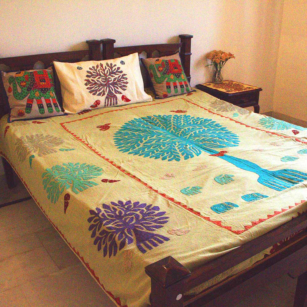 barmer applique bedsheet